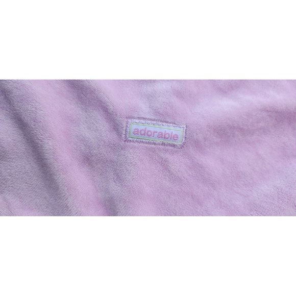 Carters Precious Firsts Frog Pink Security Plush Velour Rattle Blanket Lovey - Picture 4 of 12